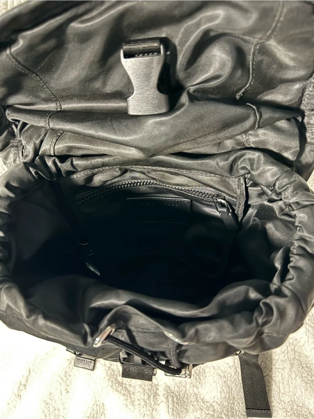 Marc Jacobs Black Nylon Backpack